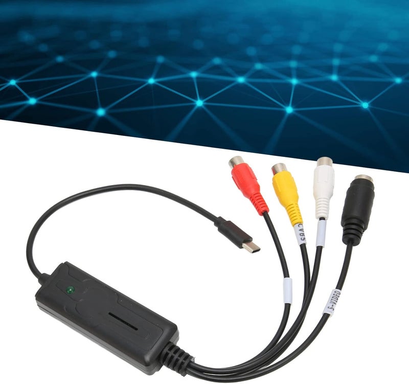 Ashata صوت USB C 2.0 لجهاز بطاقة الالتقاط، فيديو صوت نوع C لجهاز بطاقة الالتقاط لمحول USB لنظام OS X Vista 10 8 - Image 5